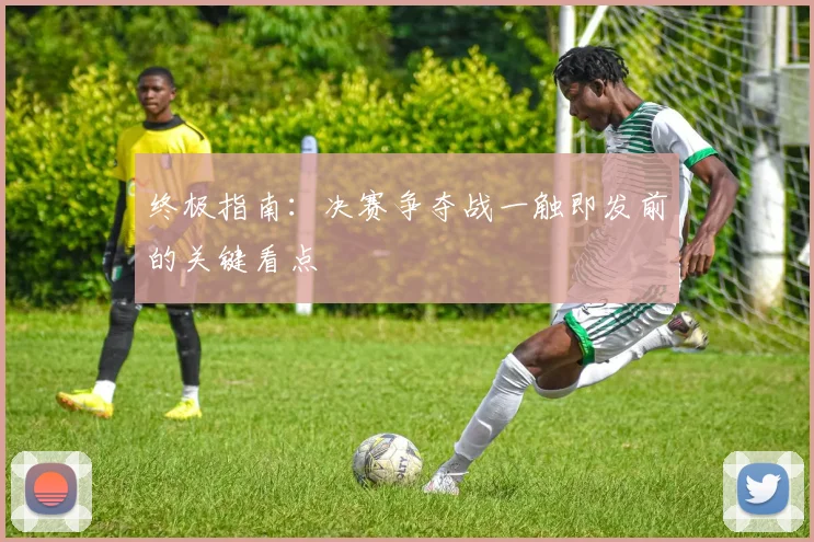 终极指南：决赛争夺战一触即发前的关键看点